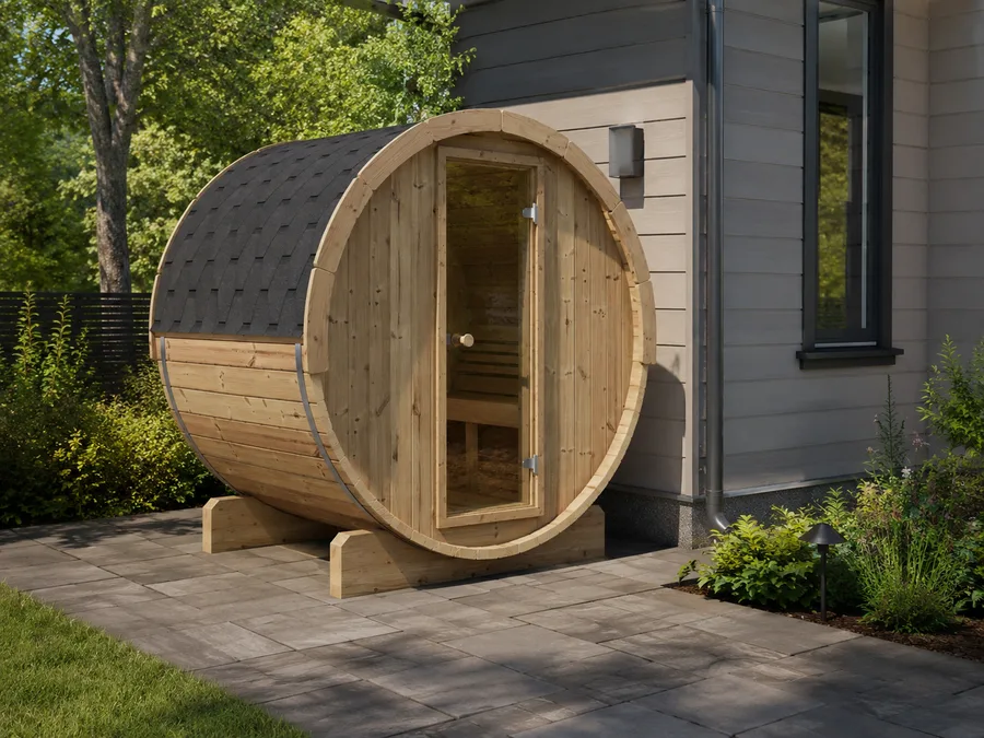SaunaLife E7 ERGO Barrel Sauna Kit